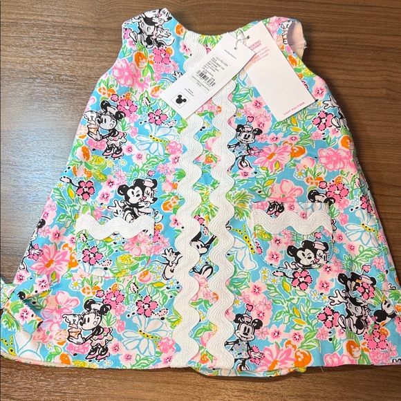Disney Lilly Pulitzer Colab shift dress size 12/18 mos - Picture 1 of 7